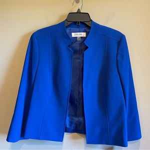 Jones Studio Royal Blue Blazer Suit Jacket size 12